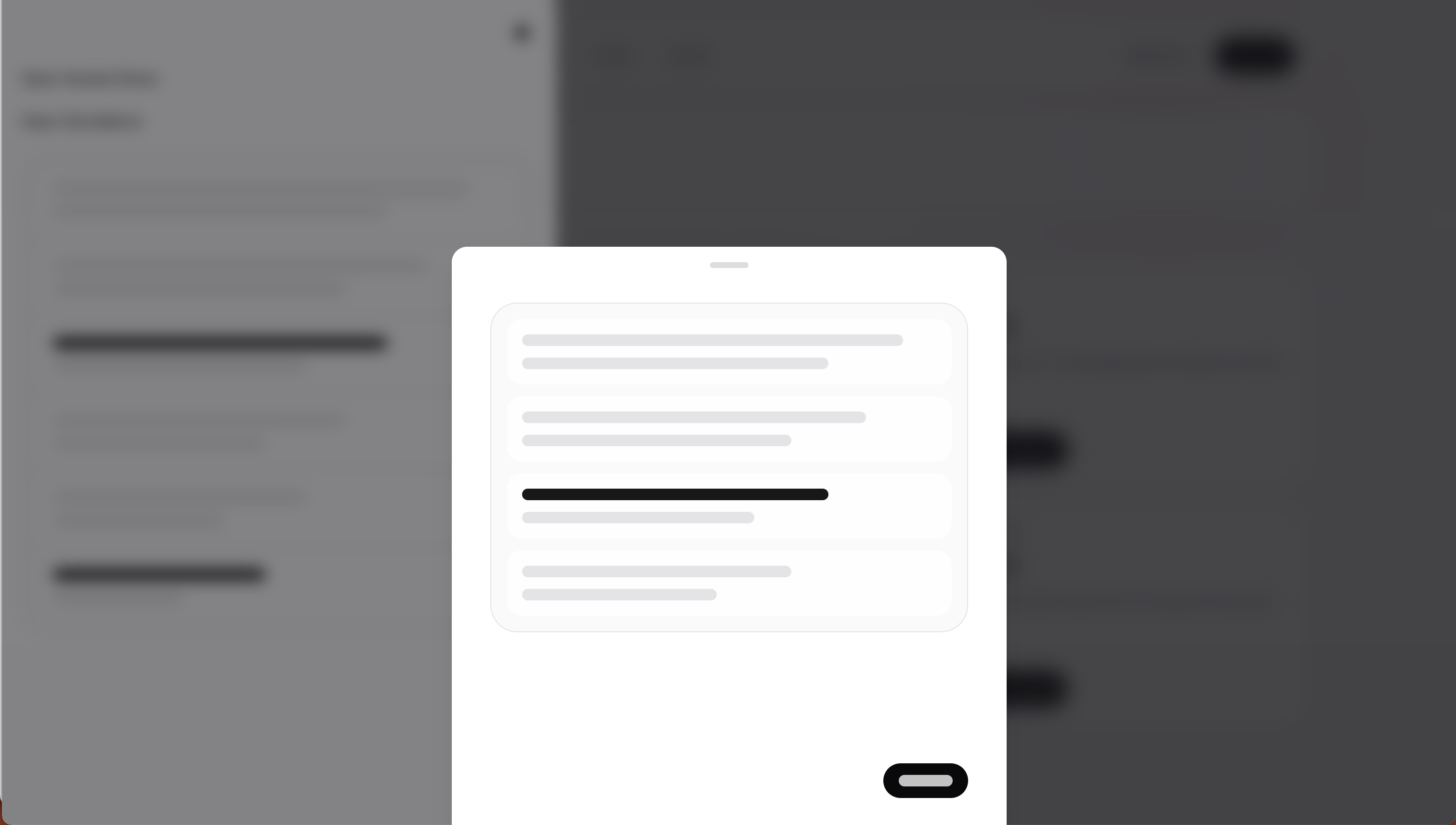 Corepine Modal isolate mode example