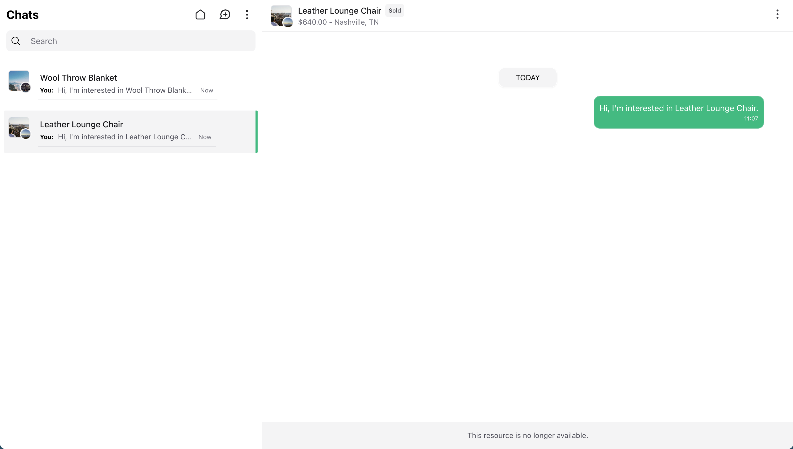 Wirechat unavailable conversation context state