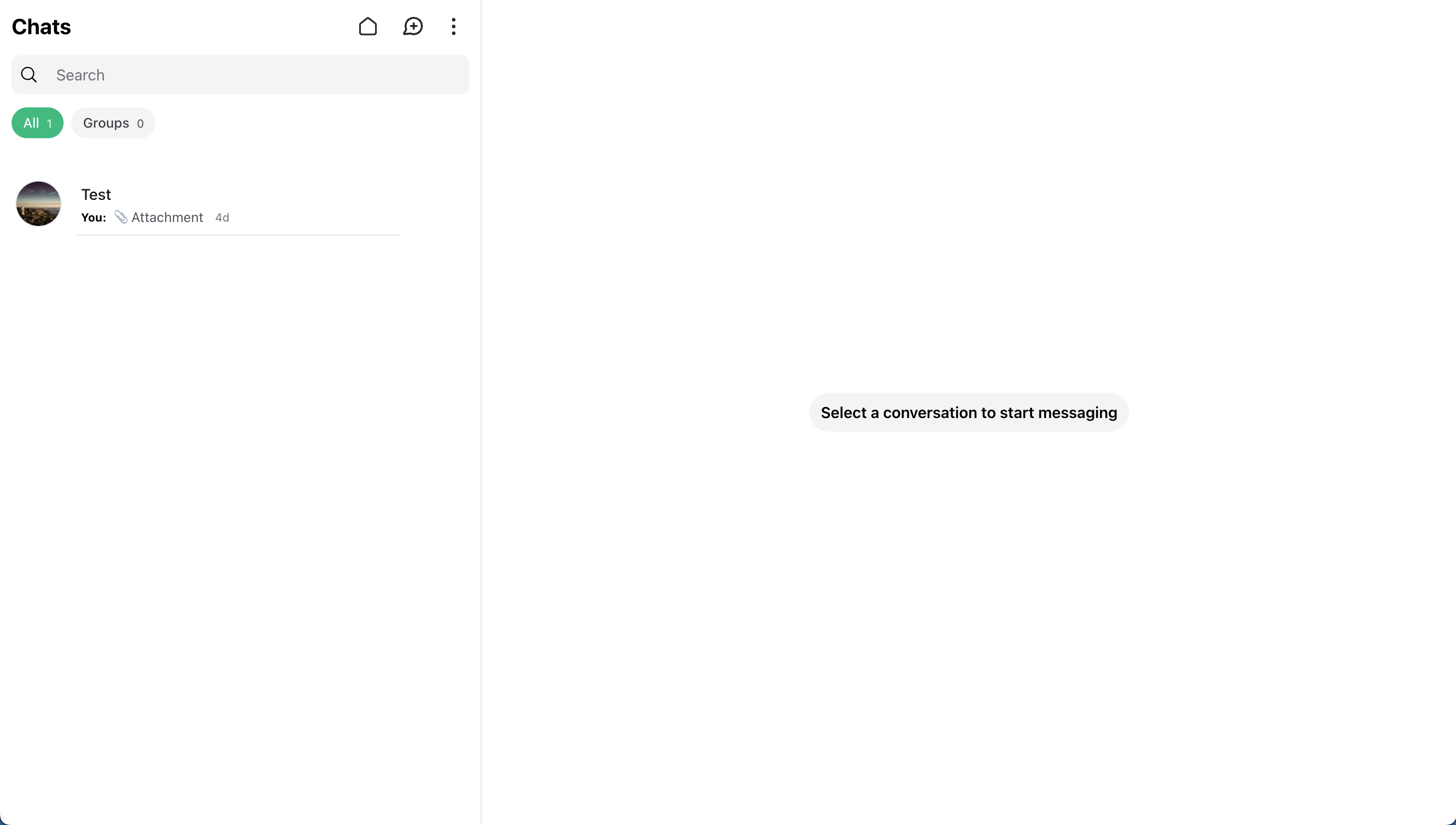 Wirechat conversation tabs for chat details and media